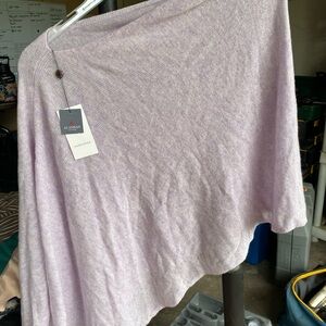 Alashan 100% Cashmere Draped Poncho